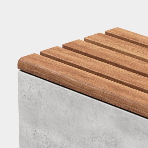 Flinders Timber Backless Bench  preview 3