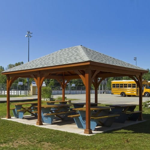 Traditional Wood Pavilion preview 4