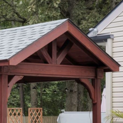A-Frame Wood Pavilion preview 2