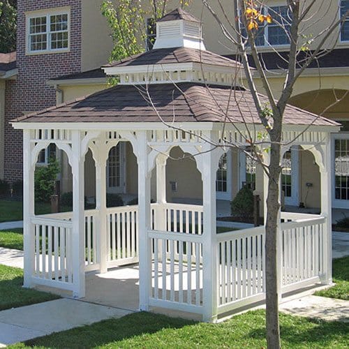 Rectangle Vinyl Gazebo