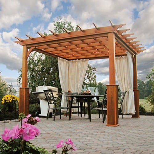 Traditional Wood Pergola preview 2
