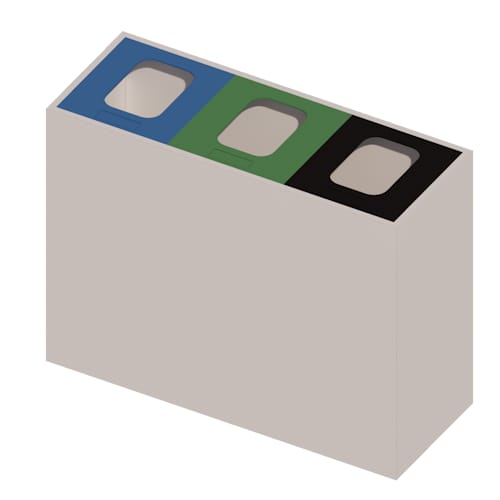 Mezzo Triple Multi-Hinged Lid
