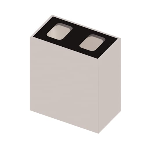 Mezzo Double Hinged Lid