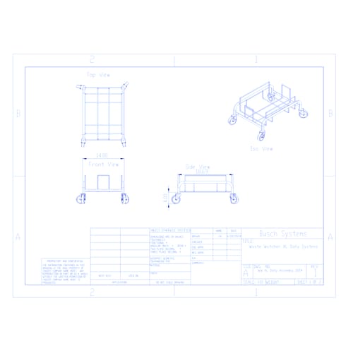 Waste Watcher XL Dolly System