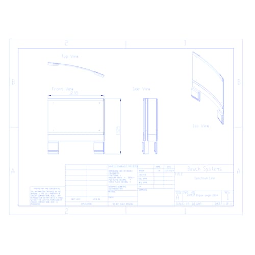Spectrum Ellipse Sign Frame
