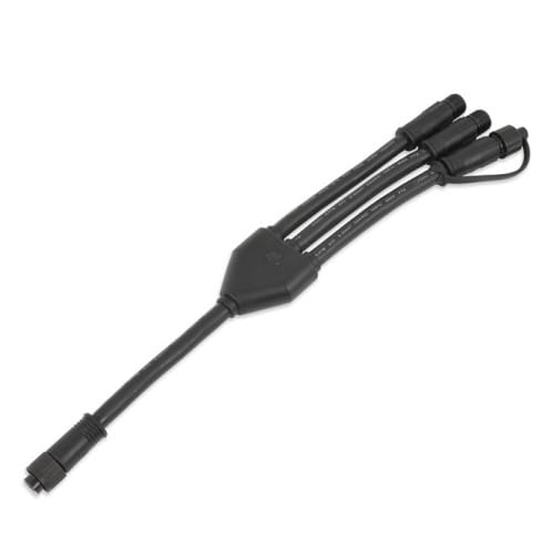 3-Way CC Y-Splitter - 12 AWG - Black