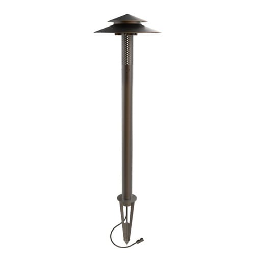 EVO FLEX Bollard Path Light, Perforated, Double Tiered