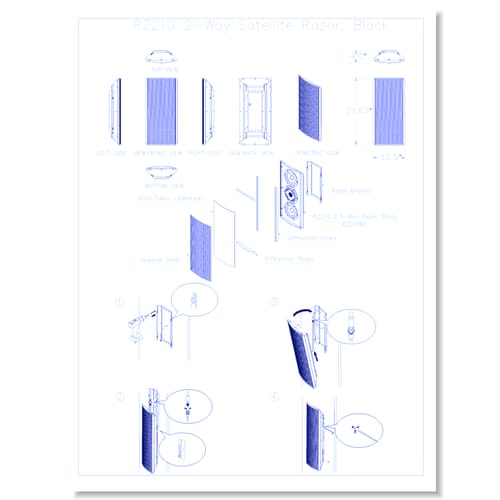 RZ210 2.5-Way Razor