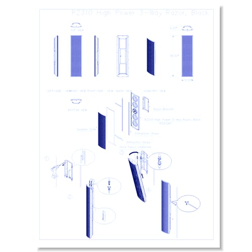 RZ310 High Power 3-Way Razor
