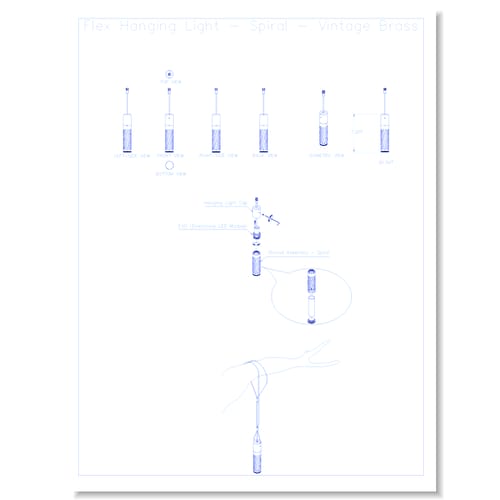 EVO FLEX Hanging Light, Helix