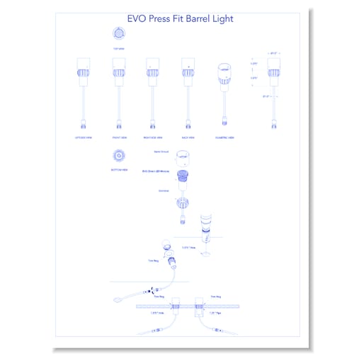 EVO Press Fit Barrel Light