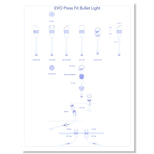 EVO Press Fit Bullet Light