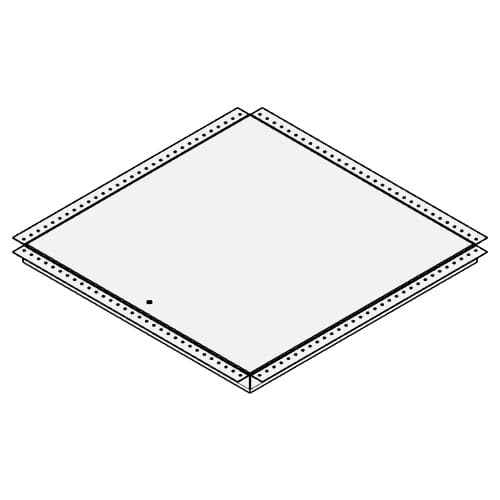 Anti-ligature Door with Drywall Bead Flange (ALN-GYP)