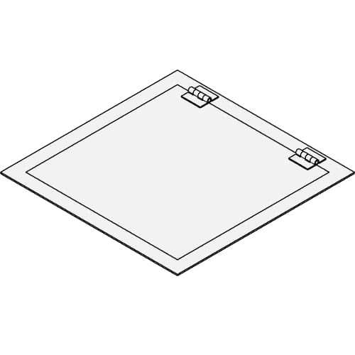 High-Security Flush Universal Access Door with Exposed Flange (PHS-40)