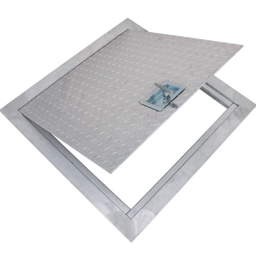 Flush Aluminum Floor Hatch with Exposed Flange (PPA-00)