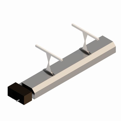 DSRS Series - Gas Fired, Decorative, Two Stage, Low Intensity Tube Heater