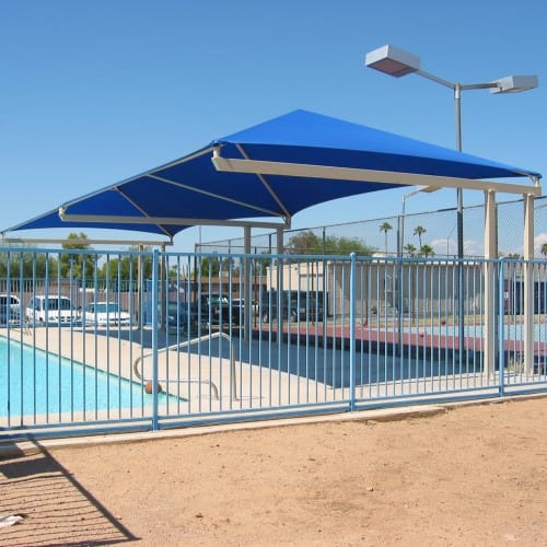 Semi-Cantilever Shade Structure