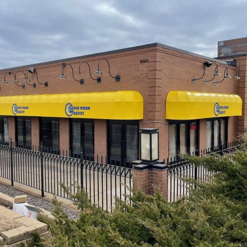 Waterfall/Cascade Fabric Awning