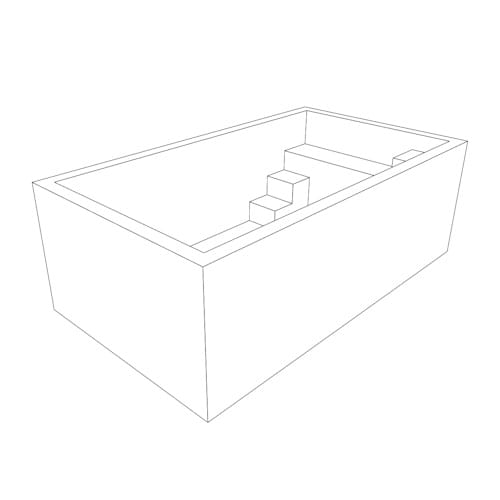 Premium Precast Plunge Plus Pool: 7' x 13'