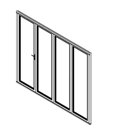 Signature - Aluminum - Right Swing Door - Upstand Track