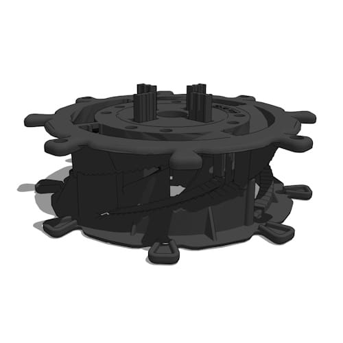 SD-S – 1.25”-2” Adjustable Spiral Pedestal