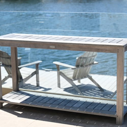 Newport Console Table with lower Shelf 60" (NP60CS) preview 2