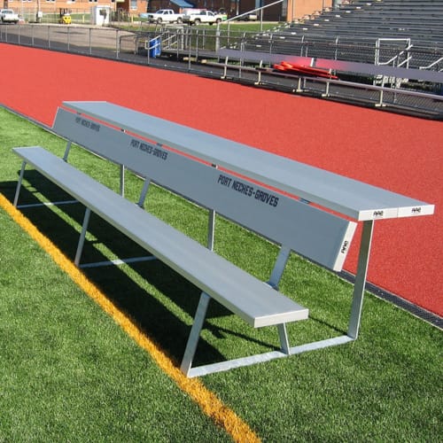 Portable Team Bench with Shelf 