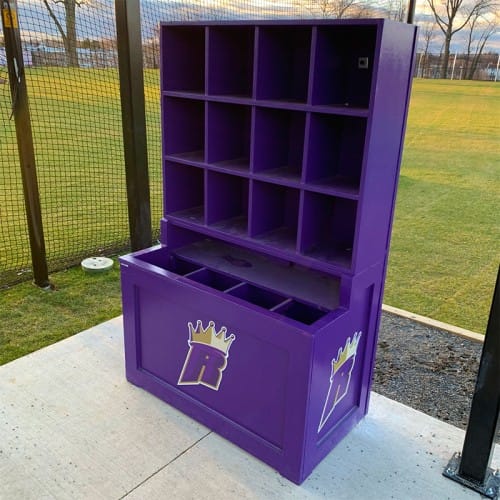 Dugout Helmet & Bat Rack Combo  preview 2