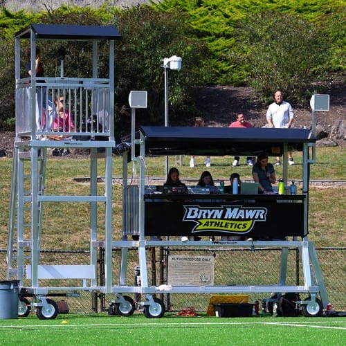 Portable 4' Elevated Press Box - Ultimate Media Package preview 2