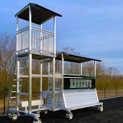 Portable 4' Elevated Press Box - Ultimate Media Package preview 4
