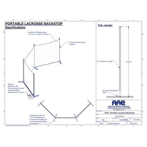 Portable Lacrosse Backstop (PLB)