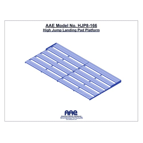 High Jump Platform (8'-0" x 16'-6") (HJP8-166)