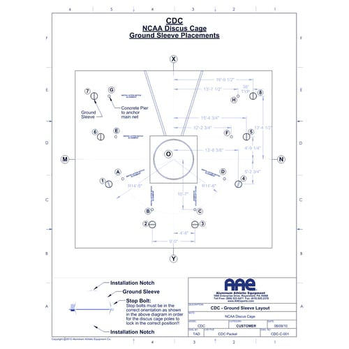 College Discus Cage (CDC)
