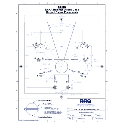 Standard Height / Single Pad - 20' (CHDC)