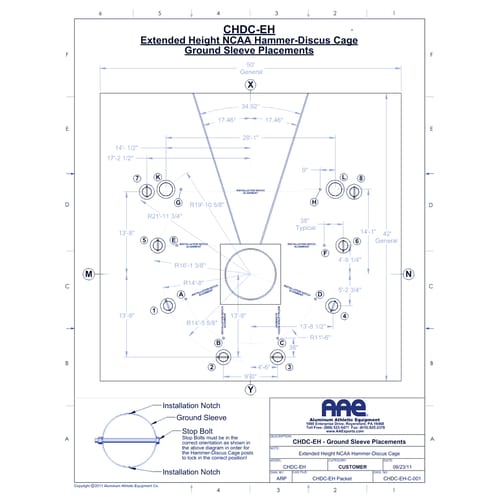 Extended Height / Single Pad - 24' (CHDC-EH)
