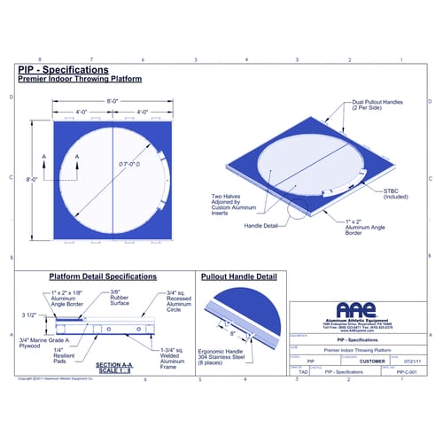 Premier Indoor/Outdoor Throwing Platform (PIP)