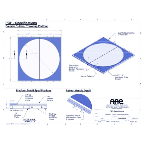 Premier Outdoor Throwing Platform (POP)