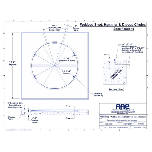 Webbed Throwing Circle