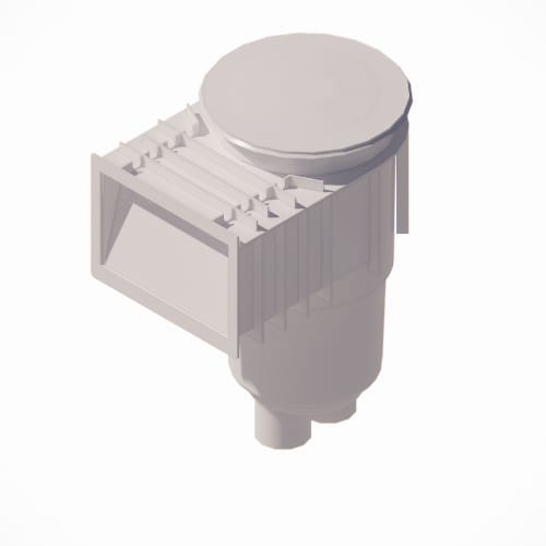 Flow Star® Standard Skimmer with Water Stop Face, Float Assembly, Basket, Lid and Adjustable Collar Part (SKR1xx)