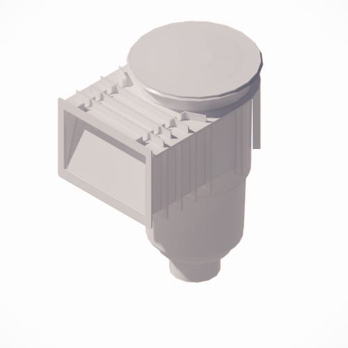 Flow Star® Standard Skimmer with Flush Face and 4'' Socket Sump, Float Assembly, Basket, Lid and Adjustable Collar (SKR2xxD)