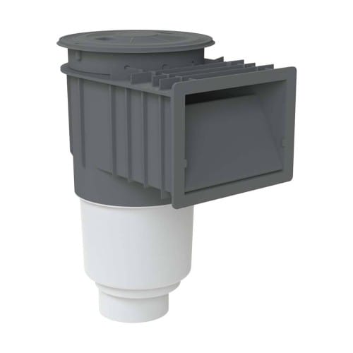 SKR2xxD: Flow Star® Standard Skimmer with Flush Face and 4'' Socket Sump, Float Assembly, Basket, Lid and Adjustable Collar 
