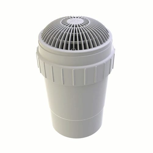 8" Round MoFlow™ Suction Outlet Cover with PVC Side Port 3" Socket x 4" Spigot Sump (8MFxxxSSB) preview 2
