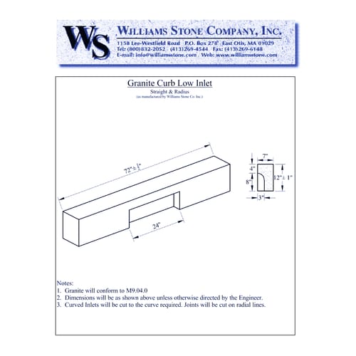 Inlets – Single Inlet-Low