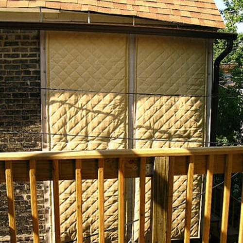 Exterior Grade Quilted Barrier/Absorber Curtains preview 3