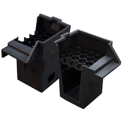 Left / Right Ends Unassembled – Set up for 2" Pipe (EWLR2)