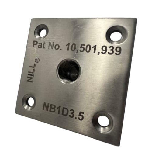 NB1D3.5 - Post / Glass Railing Mount preview 3