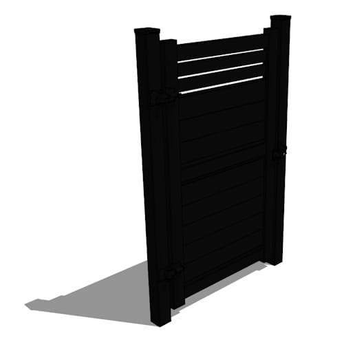 SLEEKFENCE Lineara Privacy Hybrid Single Gate