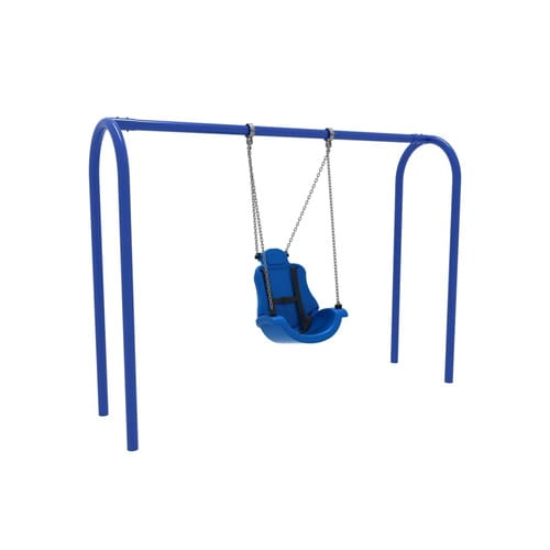 Swing Sets: 8 feet High Elite Arch Post Adaptive Swing (PSWAS001WS)