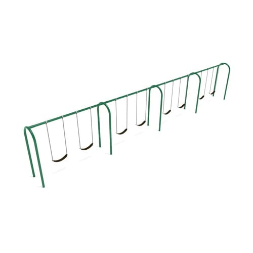 Swing Sets: 8 feet high Elite Arch Post Swing - 4 Bays (PSW008WS) preview 2