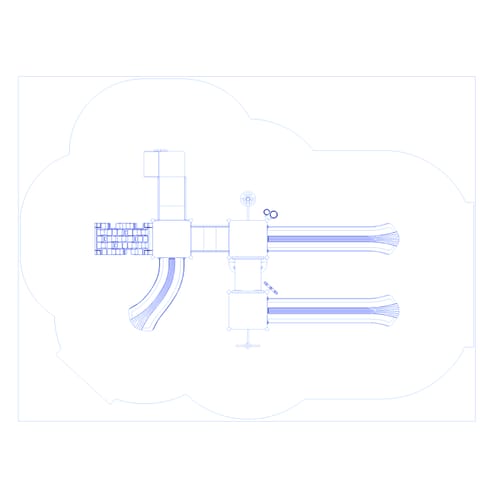 Play Structure: Keystone Crossing (PKP027)